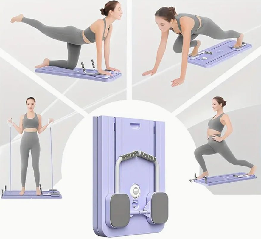 NEW 8 in 1 - Foldable Pilates Board for Home Workout | Ab Workout Board