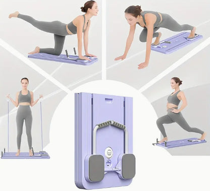 NEW 8 in 1 - Foldable Pilates Board for Home Workout | Ab Workout Board