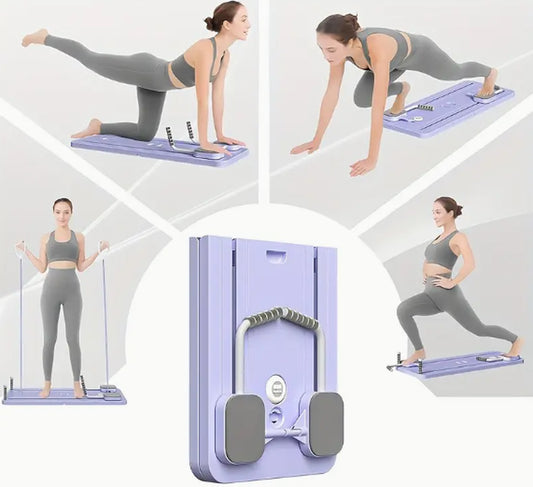 NEW 8 in 1 - Foldable Pilates Board for Home Workout | Ab Workout Board