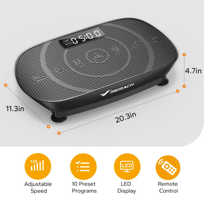 Vibration Plate Exercise Machine Whole Body Workout Power Vibrate Fitness Platform Vibration Plate Weight Loss & Shaping