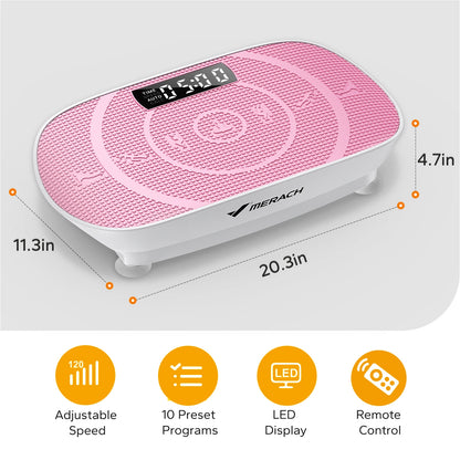 Vibration Plate Exercise Machine Whole Body Workout Power Vibrate Fitness Platform Vibration Plate Weight Loss & Shaping