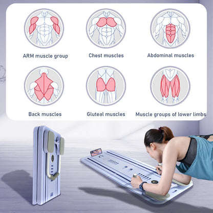 NEW 8 in 1 - Foldable Pilates Board for Home Workout | Ab Workout Board